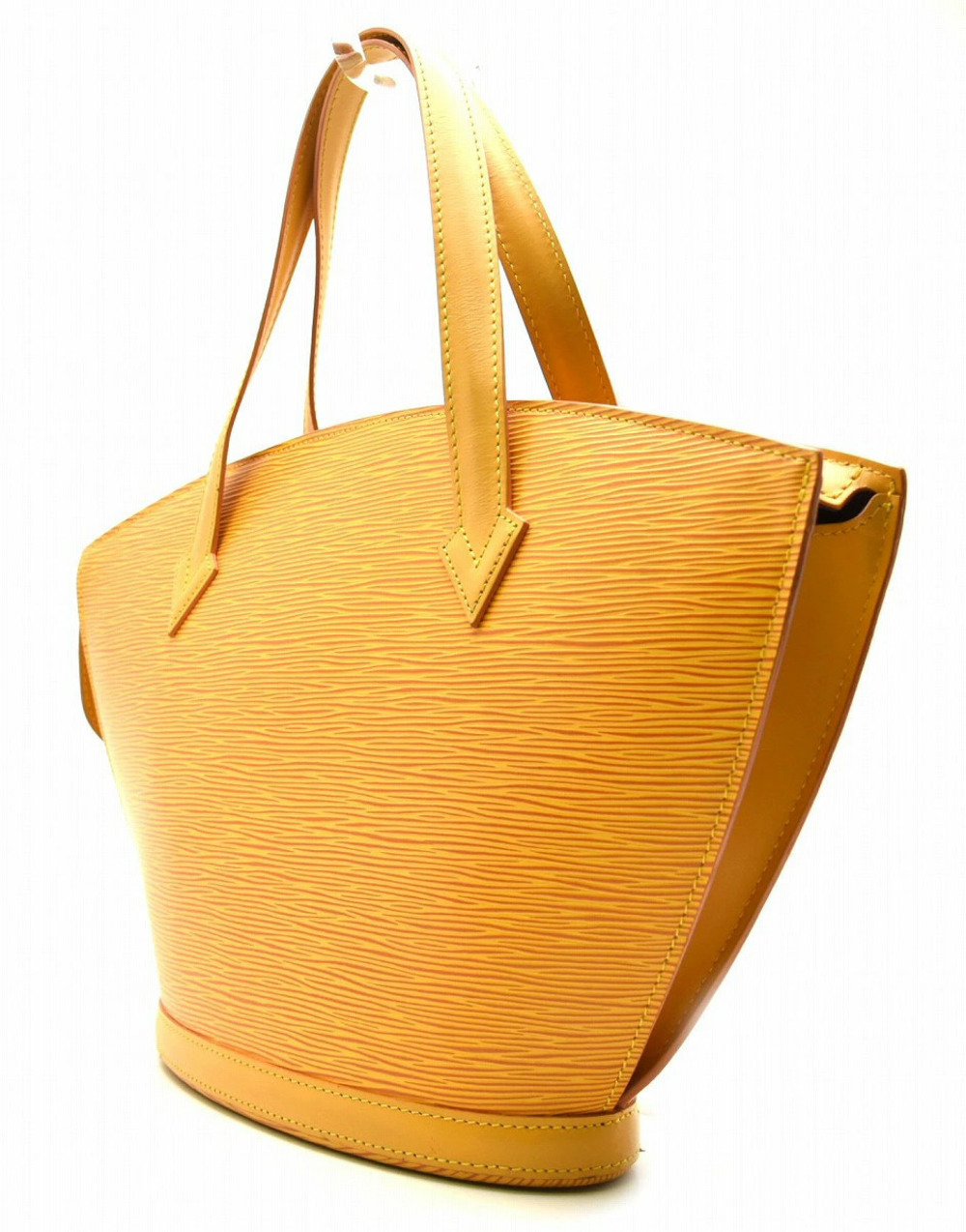 Louis Vuitton Saint Yellow Bag Handbag Jacques Shoulder Tote Tassili Epi